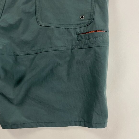 Howler Brothers Shorts Men's Size 31 Watermans Work Green Rips Stop Stretch - Picture 7 of 13